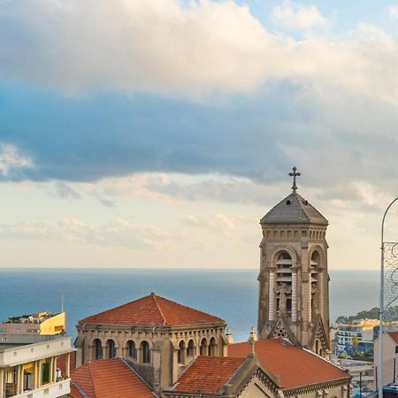 Vue Monaco & Tour Odeon - Terrasse - Parking - Bh Apartman Beausoleil Kültér fotó