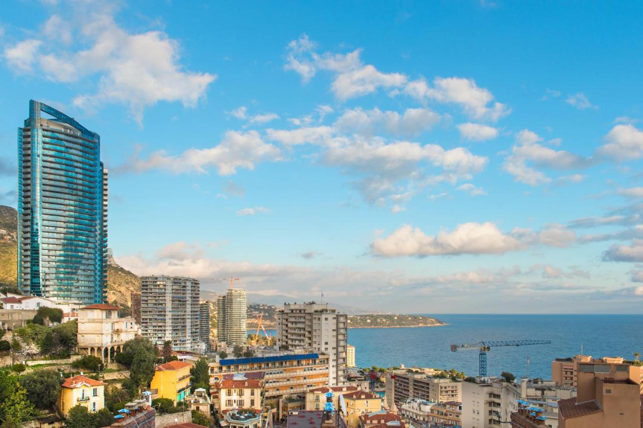 Vue Monaco & Tour Odeon - Terrasse - Parking - Bh Apartman Beausoleil Kültér fotó
