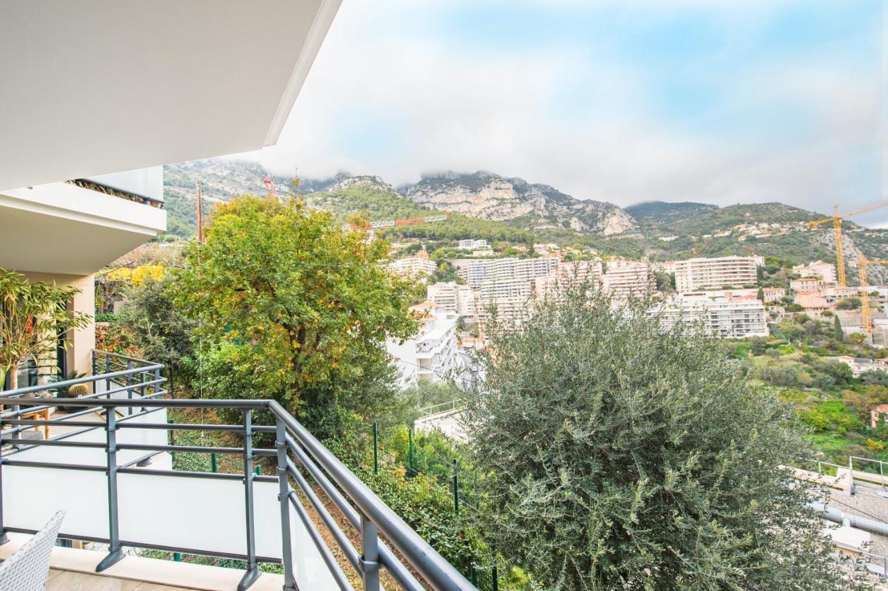 Vue Monaco & Tour Odeon - Terrasse - Parking - Bh Apartman Beausoleil Kültér fotó