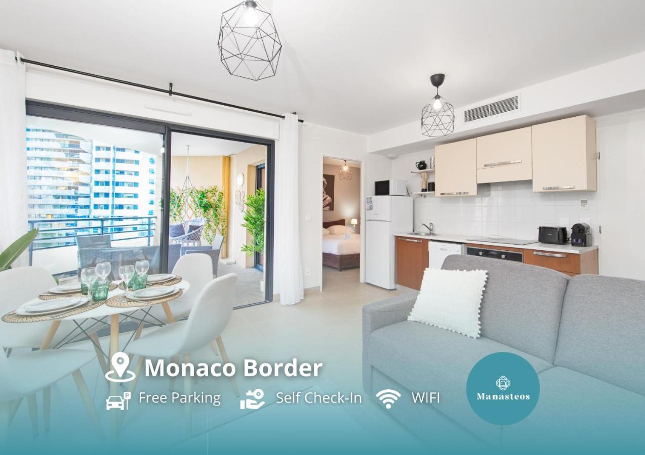 Vue Monaco & Tour Odeon - Terrasse - Parking - Bh Apartman Beausoleil Kültér fotó