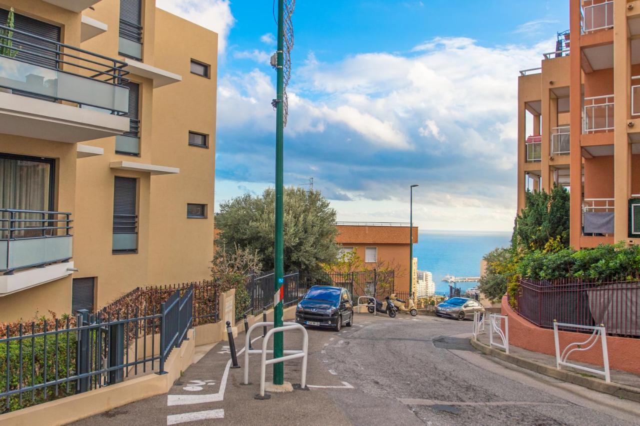 Vue Monaco & Tour Odeon - Terrasse - Parking - Bh Apartman Beausoleil Kültér fotó