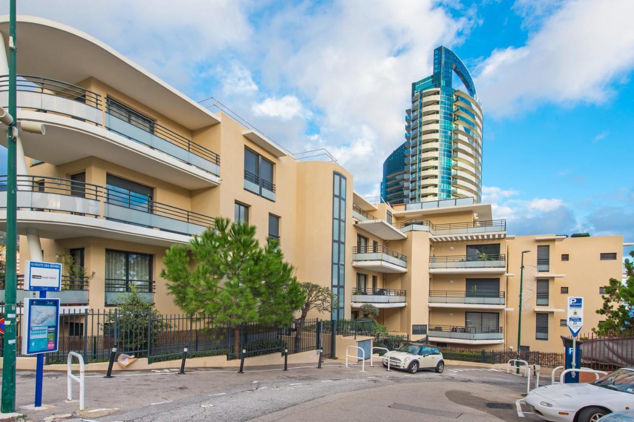 Vue Monaco & Tour Odeon - Terrasse - Parking - Bh Apartman Beausoleil Kültér fotó