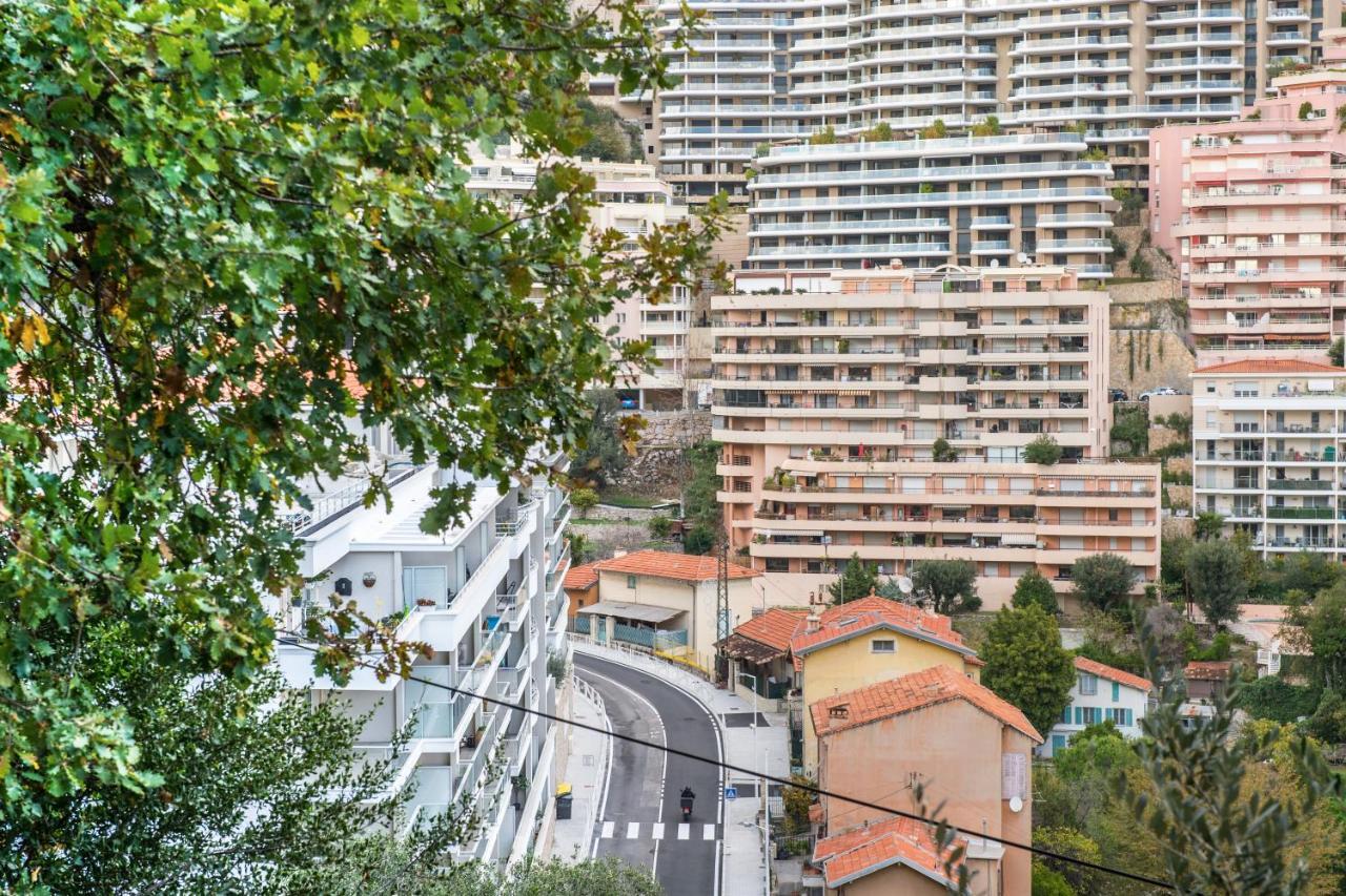 Vue Monaco & Tour Odeon - Terrasse - Parking - Bh Apartman Beausoleil Kültér fotó