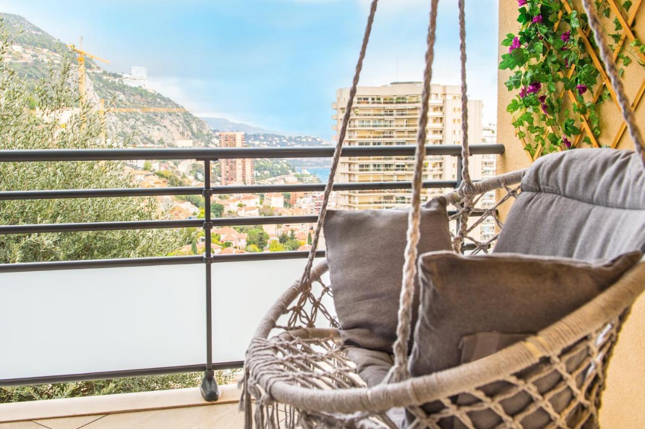 Vue Monaco & Tour Odeon - Terrasse - Parking - Bh Apartman Beausoleil Kültér fotó