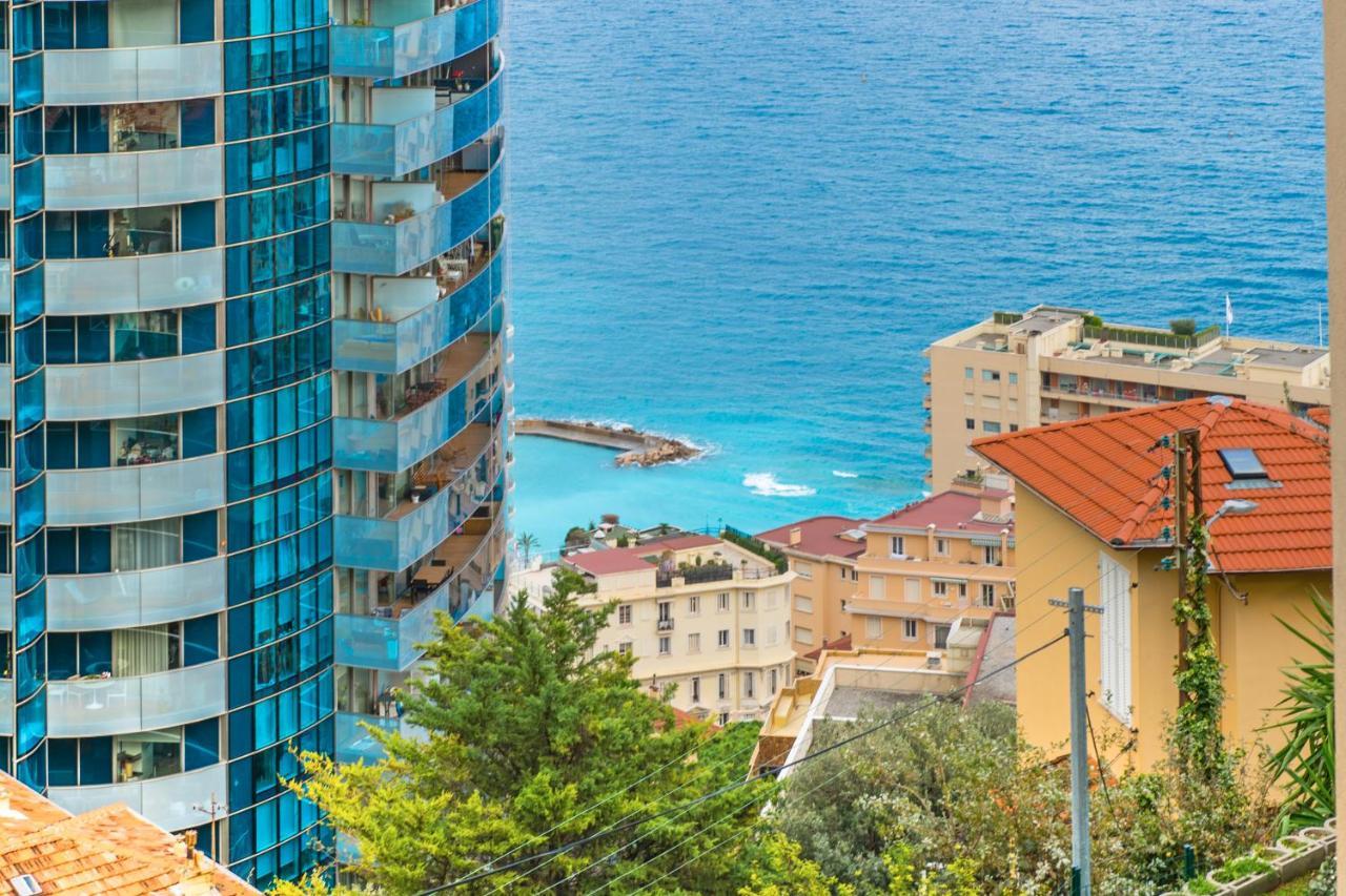 Vue Monaco & Tour Odeon - Terrasse - Parking - Bh Apartman Beausoleil Kültér fotó